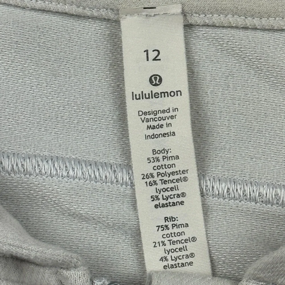 Lululemon Next Move Jacket‎ Hoodie Womens 12 Beige Full Zip Sweatshirt W4APOS